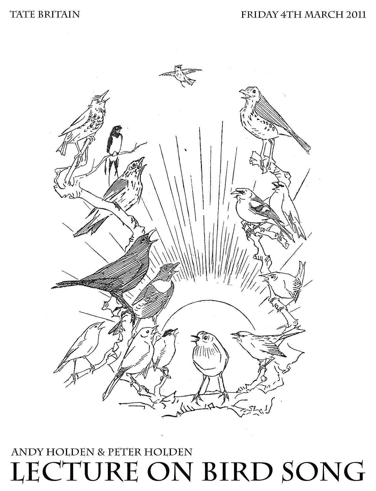 Lecture on Birdsong (Tate Britain) - Andy Holden 